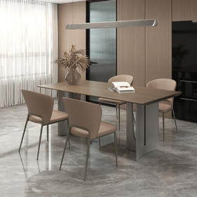 顾家家居整装 意式极简集成 茶几角几餐桌餐椅 PT2125、PT3726