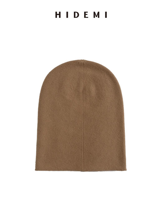 HIDEMI【辛芷蕾同款】进口美利奴羊毛极简堆堆感慵懒冷帽 黑色/摩卡灰/羊毛米/卡其酥/艺术灰 商品图11