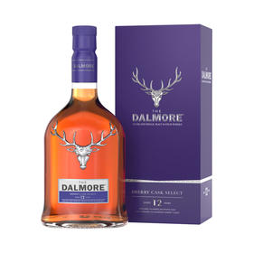 MM 山姆 大摩（Dalmore）英国进口 12年苏格兰单一麦芽威士忌（雪莉桶版）700ml