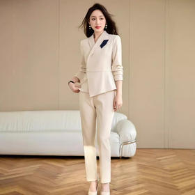 御姐风小西装职业套装，通勤西服外套女新款收腰XZ-SY6660-B269