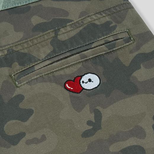 GOODBAI GOODEES迷彩印花水洗高腰休闲裤 商品图4