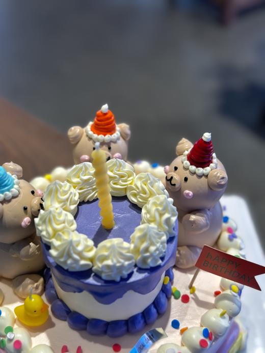 三只小熊·奶油霜蛋糕 商品图1