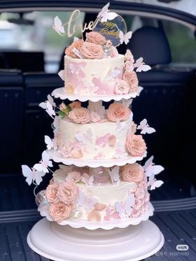 【玫瑰鲜花蛋糕】💕爱的誓言