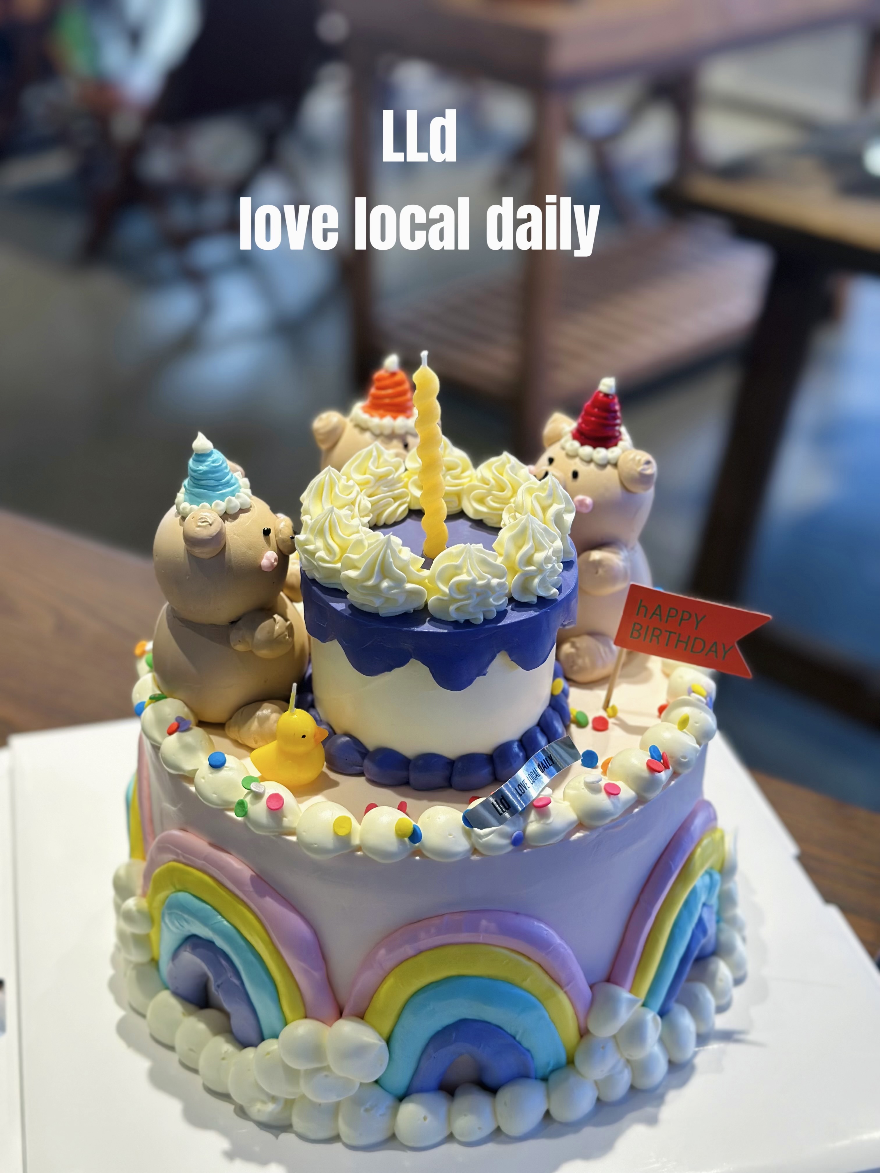 三只小熊·奶油霜蛋糕