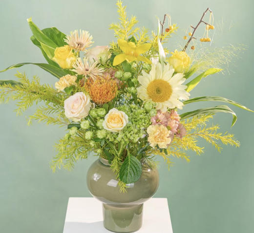 【缤纷多彩】小花园系列精选包年周花，共52束，加送2个花瓶 商品图2