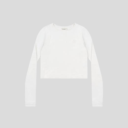 GOODBAI GB绣花插片圆领紧身长袖内搭T恤 商品图4