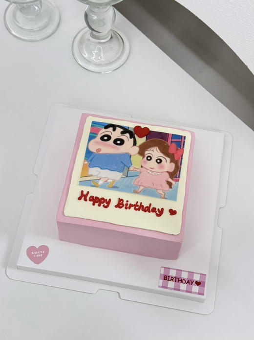 情人节纪念物蜡笔小新蛋糕 商品图1