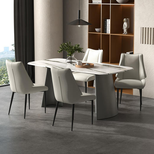 顾家家居整装 意式轻奢集成 茶几角几餐桌餐椅 PT2131 商品图1