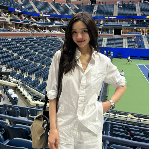 ROMI STUDIO“极简随性” 100%进口棉磨毛软糯翻领衬衣 RW24ASD0406 商品图2