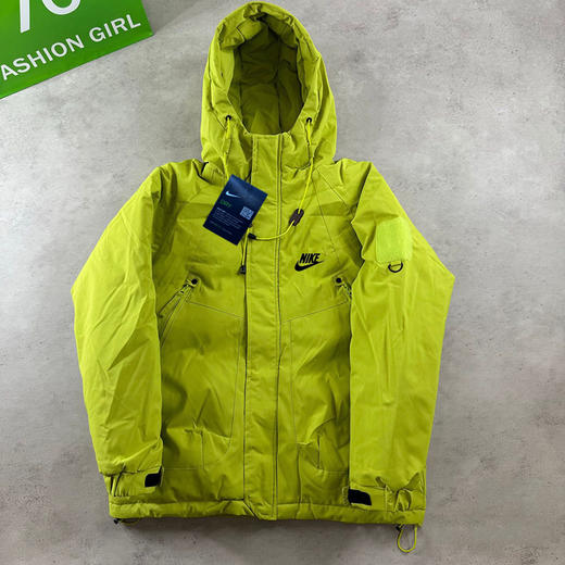 耐克秋冬保暖连帽棉服情侣外套NK1018 商品图4
