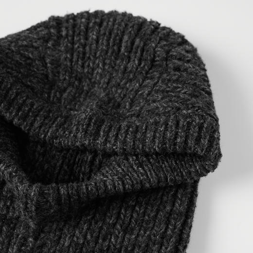 ROMI STUDIO“温暖过冬”绵羊毛混纺粗针巴拉克拉法帽 RW24WP71032 商品图7