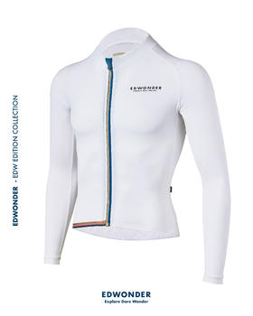 EdW超轻(男)长袖车衣- 白 Jersey