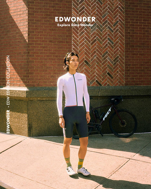 EdW超轻(男)长袖车衣- 白 Jersey 商品图3