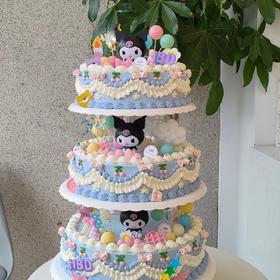 【库洛米创意多层定制】分体式架子蛋糕