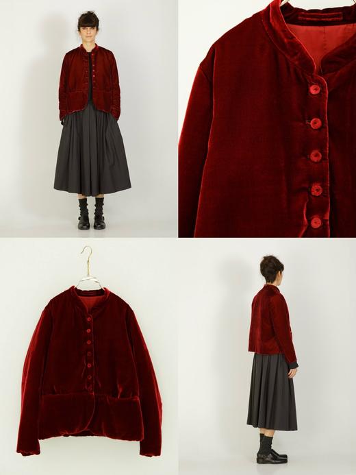ECOLE DE CURIOSITES 丝绒琥珀红外套 商品图0