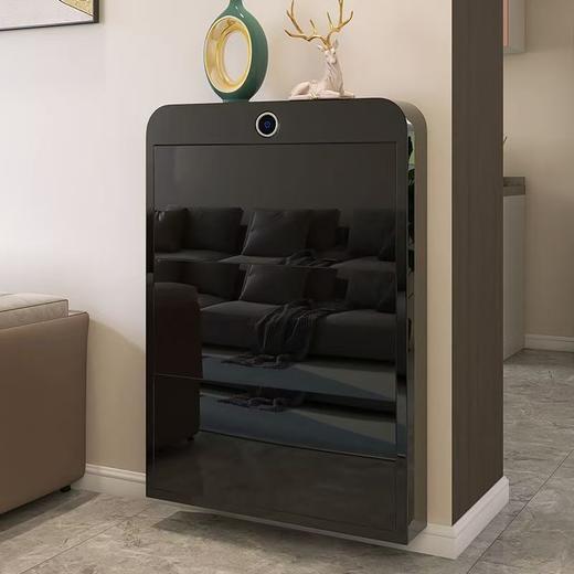 网红多层鞋柜门口鞋架现代轻奢入户超薄家用小户型翻斗收纳玄关柜 商品图3