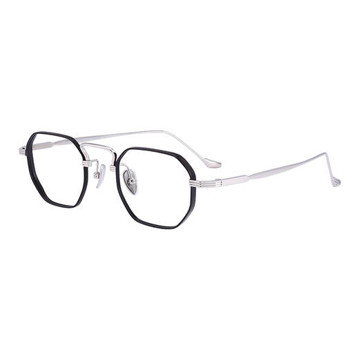 普莱斯光学镜架PTG23032A  潮流新品 时尚百搭 B钛材质镜腿 纯钛镜框 男女同款 三色可选 商品图0