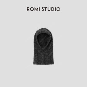 ROMI STUDIO“温暖过冬”绵羊毛混纺粗针巴拉克拉法帽 RW24WP71032
