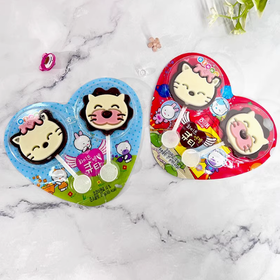 2支装   27g 海太爱心猫巧克力  卡通小零食 休闲食品