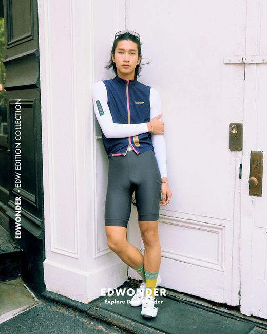 EdW超轻(男)长袖车衣- 白 Jersey 商品图4