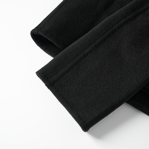 ROMI STUDIO“棕标甄选” 100%牦牛绒珠边宽松毛呢大衣 RW24WW40796 商品图4