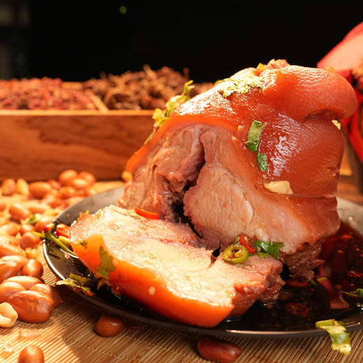 【质农】百年老字号宝聚源城隍庙肘花200克*2袋  猪肘子开袋即食熟食卤味下酒菜 商品图1