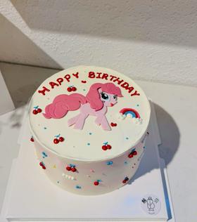 小马宝莉-翻糖手绘卡通蛋糕