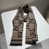 E054古奇专柜最新款双面围巾 商品缩略图0