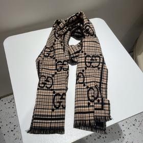 E054古奇专柜最新款双面围巾