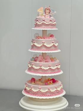 【多层分体式架子蛋糕定制】