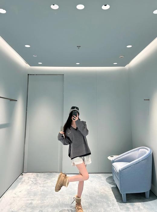 【女款】河南桑坡雪地靴 miu绑带羊毛雪地靴 35-40码 商品图4