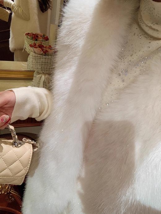 张心子【北海道初雪】秋冬气质名媛风环保毛马甲 U2410089 商品图4