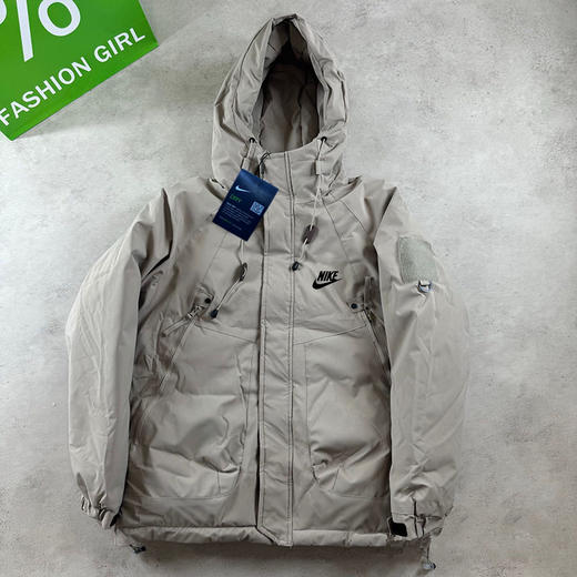 耐克秋冬保暖连帽棉服情侣外套NK1018 商品图3