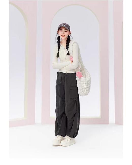 【内购会】紫涵美式工装裤女薄款宽松休闲裤 商品图0