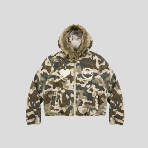 GOODBAI GOODEES毛毛迷彩外套 商品图1