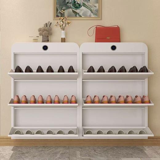 网红多层鞋柜门口鞋架现代轻奢入户超薄家用小户型翻斗收纳玄关柜 商品图7