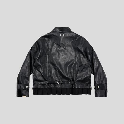 GOODBAI GOODEES百褶边拼接立领夹克 商品图2