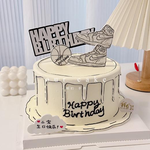 二次元球鞋款漫画风蛋糕 -低糖处理无添加 商品图3