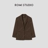ROMI STUDIO“自我轮廓”100绵羊毛花纱感率性优雅西装外套441W1126 商品缩略图0