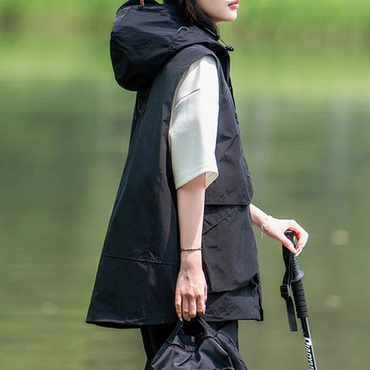 裁缝学苑AS355户外工装马甲纸样女装大口袋登山外搭背心坎肩服装打版 商品图2