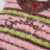 GOODBAI GOODEES提花logo彩色条纹毛衣背心 商品缩略图3