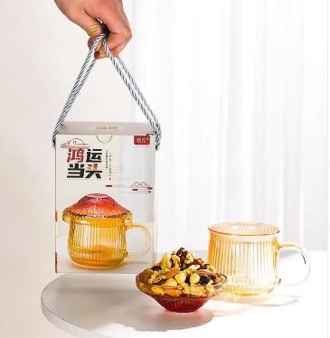 物作鸿运当头咖啡杯+杯盖两件套8057 商品图1
