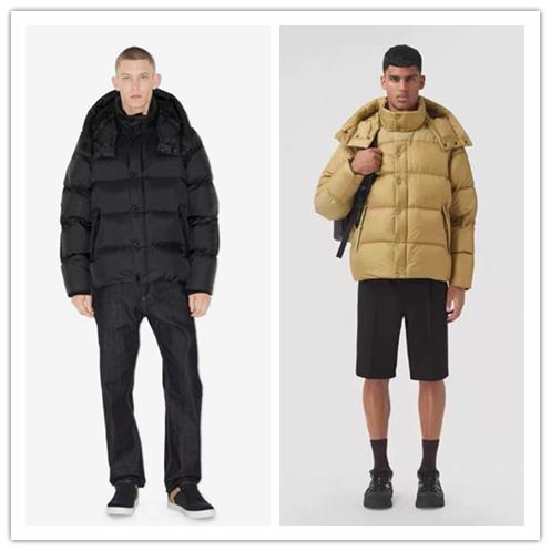 年末清仓秒杀不退换吧宝丽可拆卸袖子连帽拼色羽绒服 商品图0