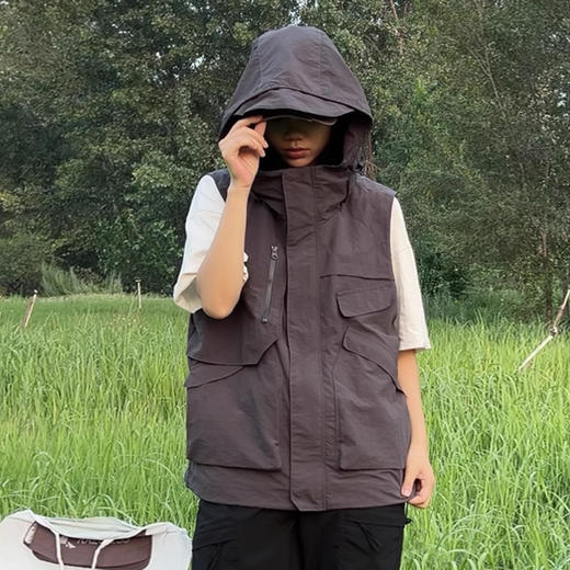 裁缝学苑AS355户外工装马甲纸样女装大口袋登山外搭背心坎肩服装打版 商品图1