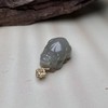 18K和田玉吊坠-烟紫貔貅 商品缩略图0