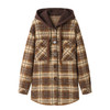 CC-22-186毛呢外套女2024秋冬新款格子连帽韩系大衣中长款呢子外搭小个子女 商品缩略图4