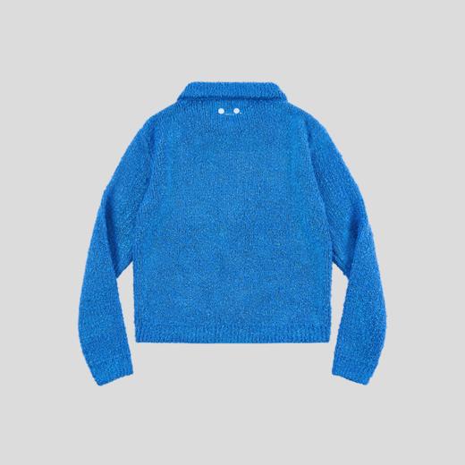 GOODBAI GOODEES流泪女孩图案翻领毛衣开衫 商品图4