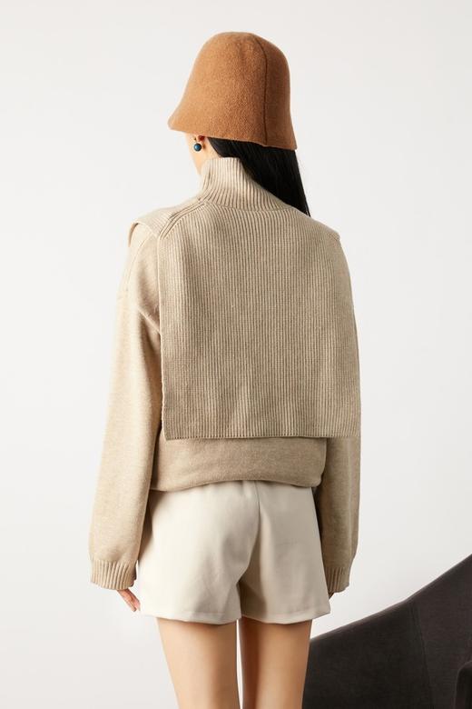 Kai & Kiera 简约高领针织套装上衣 10857 商品图2