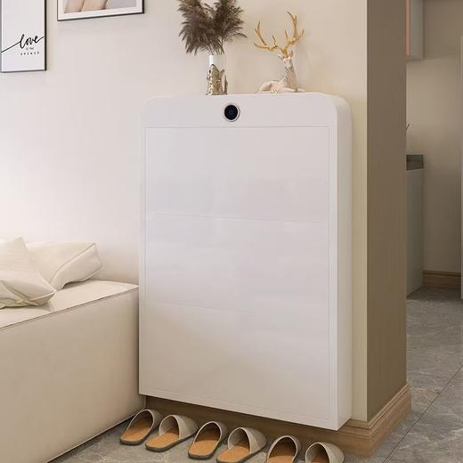 网红多层鞋柜门口鞋架现代轻奢入户超薄家用小户型翻斗收纳玄关柜 商品图0