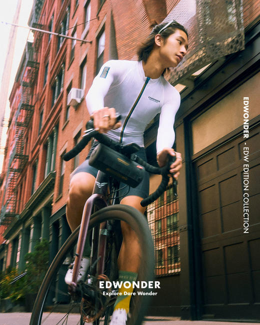 EdW超轻(男)长袖车衣- 白 Jersey 商品图5